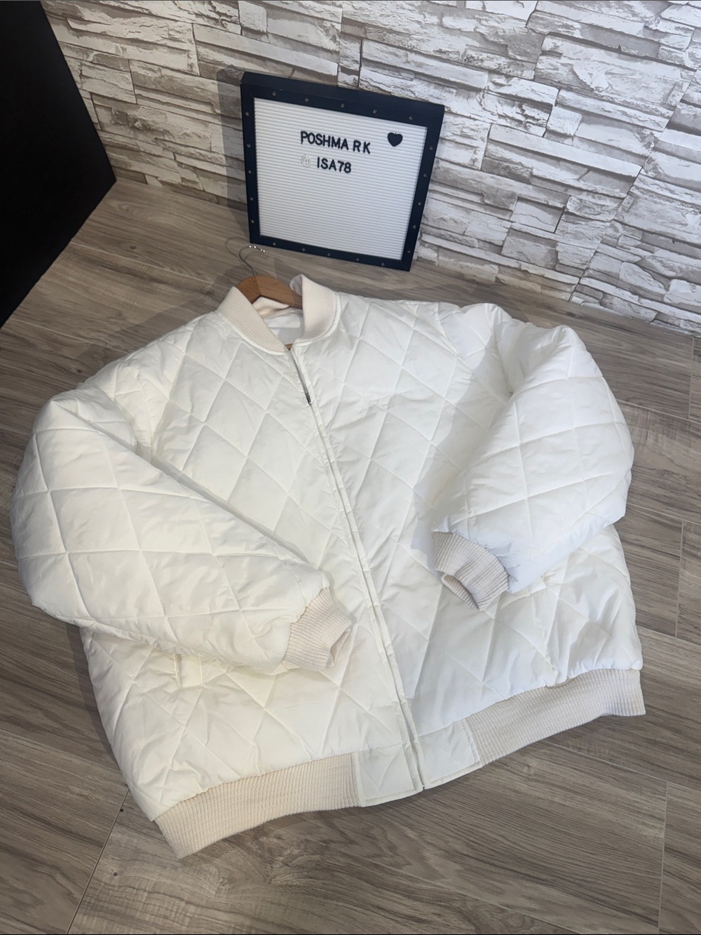 SEAN JOHN Reversible Men's 3XL White Puffer Bomber Jacket